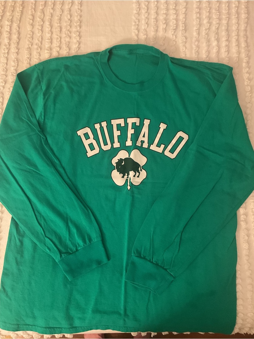 Buffalo Green Long Sleeve Graphic Tee
